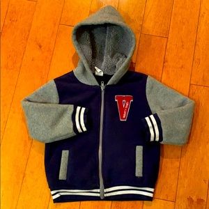 Boys Fleece zipped up Hoodie 4t